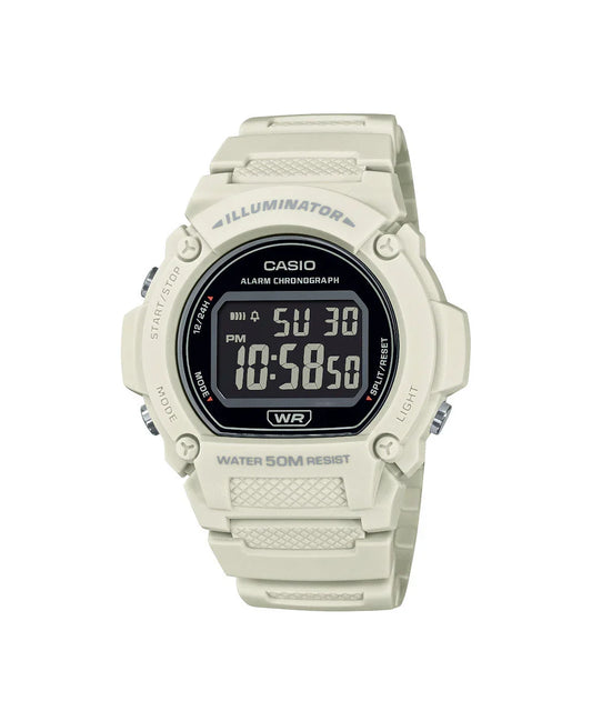 Reloj Casio W-219HC-8BV Blanco