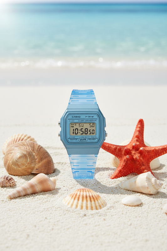 Reloj Casio F-91WS-2 Azul