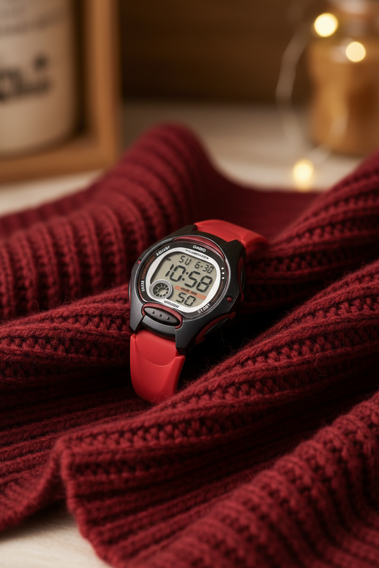 Reloj Casio LW-200-4AV Rojo
