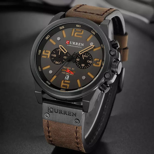 Reloj Curren 8314 Café Oscuro