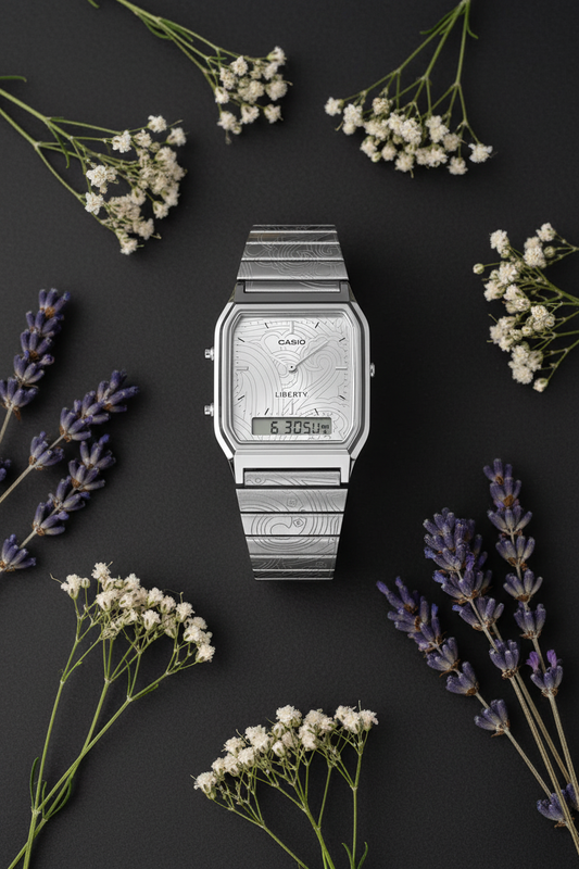 Reloj Casio Vintage AQ-230ELT-7A Plateado