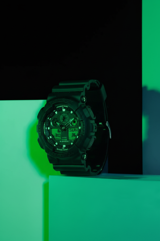Reloj Casio G-Shock GA-100BEG-1A Negro