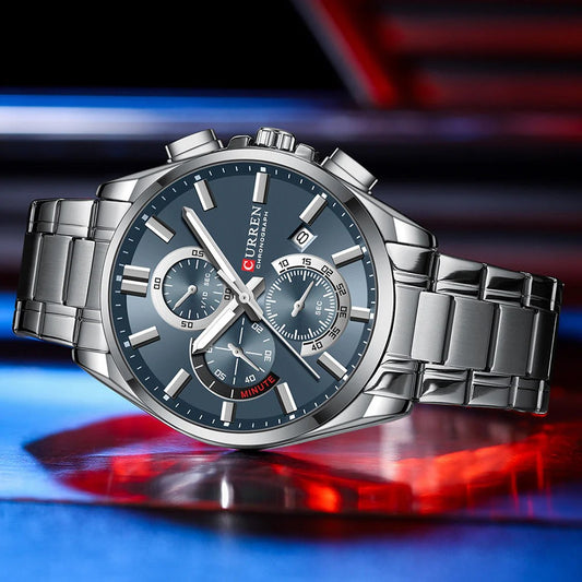 Reloj Curren 977 Plata/Azul