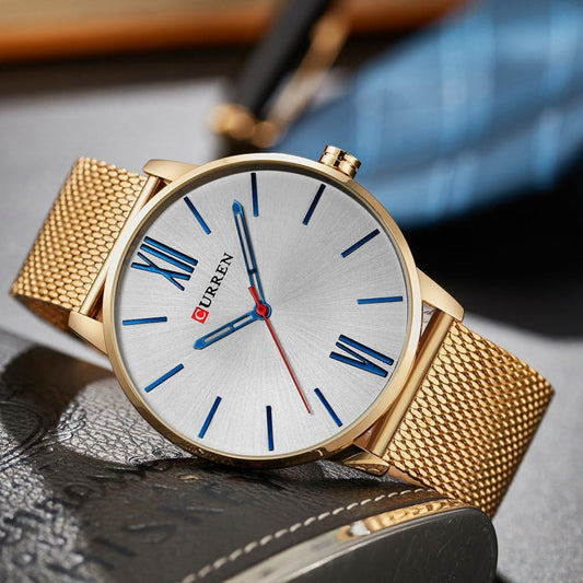 Reloj CURREN REF. 618 Dorado/Blanco