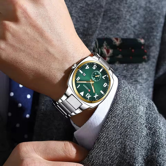 Reloj Curren 976 Plata/Verde