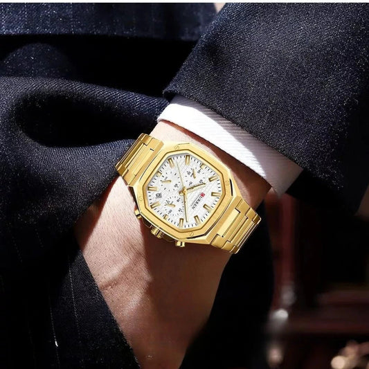Reloj Curren Ref.890 Dorado/Blanco