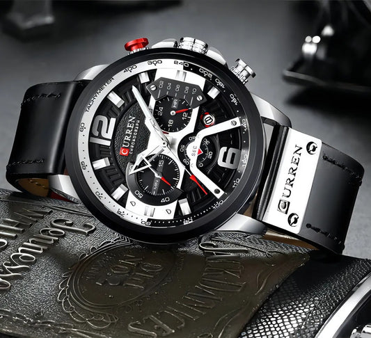 Reloj CURREN REF. 627 Negro/Plata