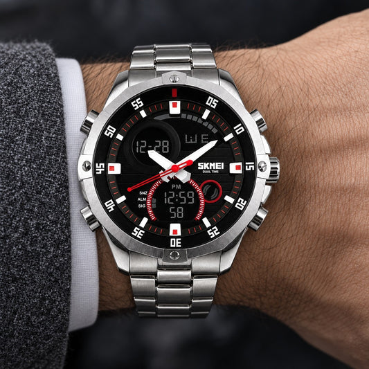 Reloj Scottie 1146 Plata – en la muñeca