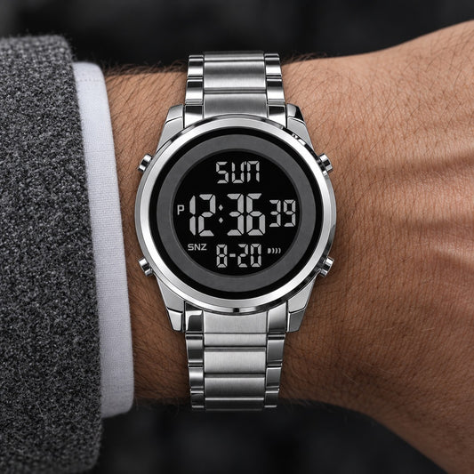 Reloj Skmei 1611 Plata – en la muñeca