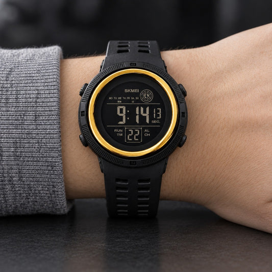 Reloj Skmei 1773 Negro Dorado para Niño – foto