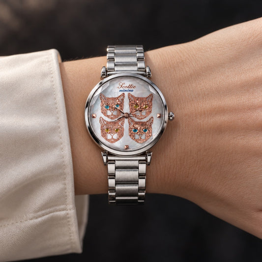Reloj Scottie Minino Dama Plata Acero – foto