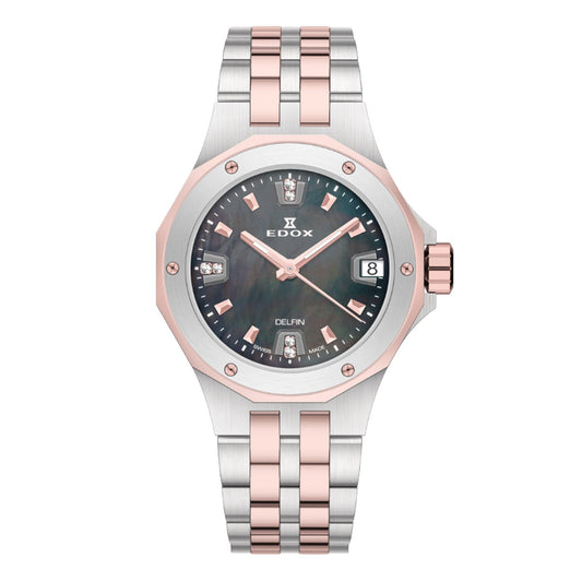 Reloj Edox Delfin Lady 53100-357RM-NANRND