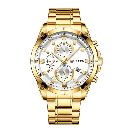 Reloj Curren Ref 629 Dorado/Blanco