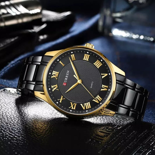 Reloj Curren REF. 750 Negro/Dorado