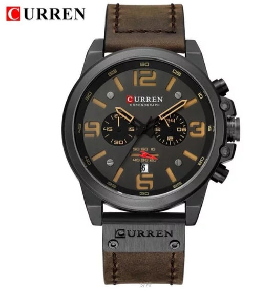 Reloj Curren Ref. 496 Café/Oscuro
