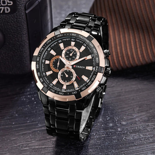 Reloj CURREN REF. 472 Negro/Dorado