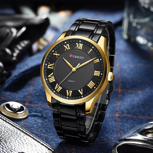 Reloj Curren REF. 750 Negro/Dorado