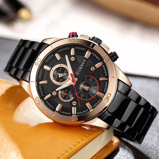 Reloj Curren REF: 242 Negro/Dorado