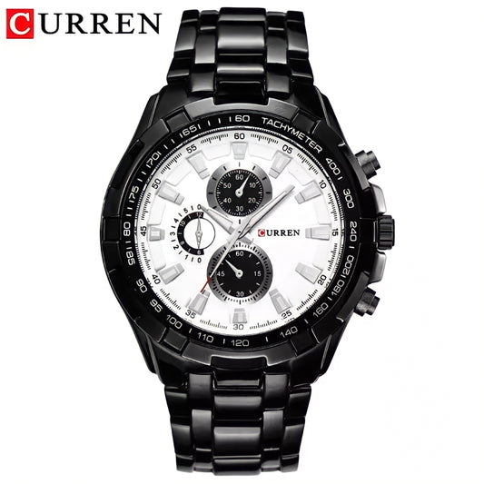 Reloj CURREN REF. 472 Negro/Blanco