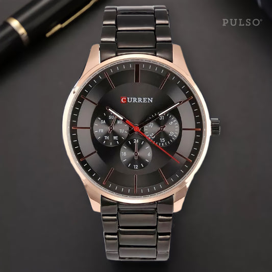 Reloj Curren Ref: 695 Negro/Oro Rosa