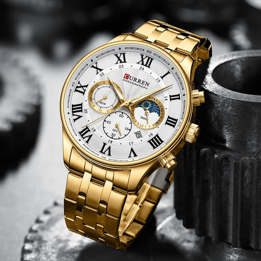 Reloj Curren Ref. 824 Dorado/Blanco