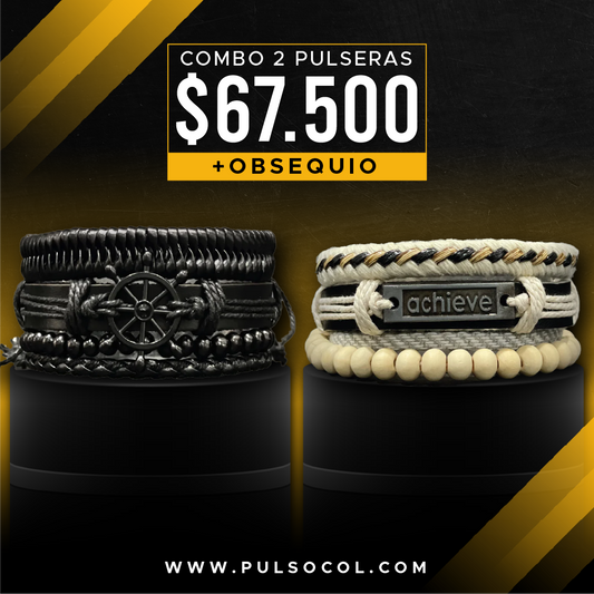 COMBO 1387: 2 PULSERAS X $67.500