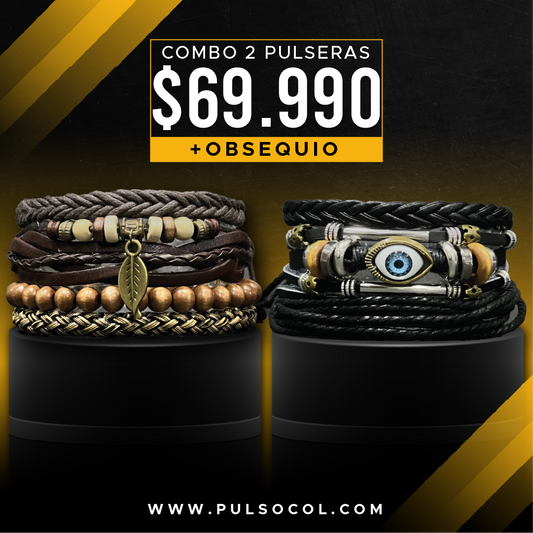 COMBO 1389: 2 PULSERAS X $69.990