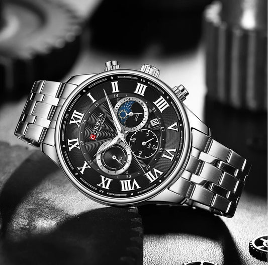 Reloj Curren Ref. 824 Plata/Negro