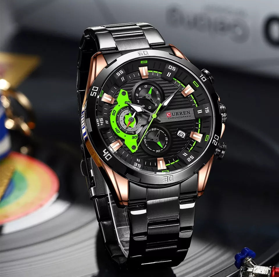 Reloj Curren 8402 Negro Cobre