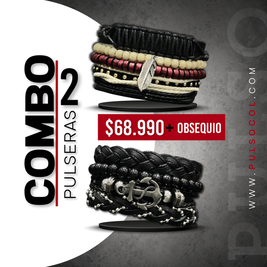 COMBO 1535: 2 PULSERAS X $68.990
