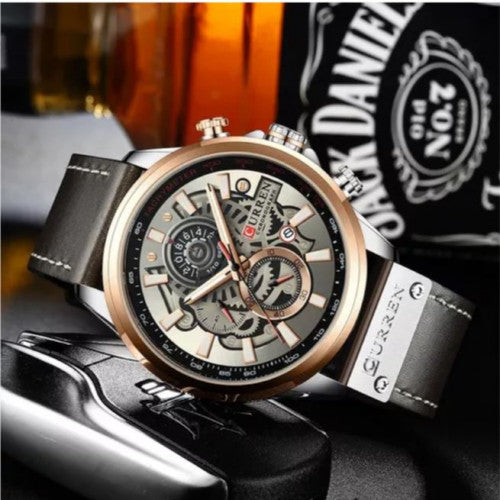 RELOJ CURREN 8380 GRIS ORIGINAL