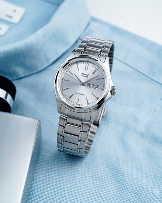 Reloj Casio MTP-1239D-7A Blanco