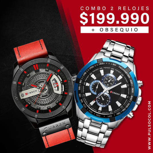 COMBO 204: 2 RELOJES X $199.990
