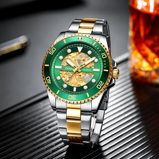 Reloj Curren REF. 809 Plata/Verde