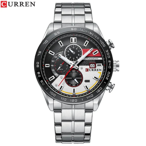 Reloj Curren 820 Plata/Negro