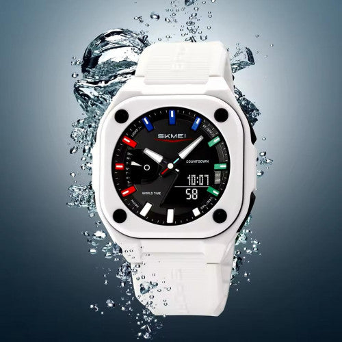 RELOJ SKMEI 2328 BLANCO