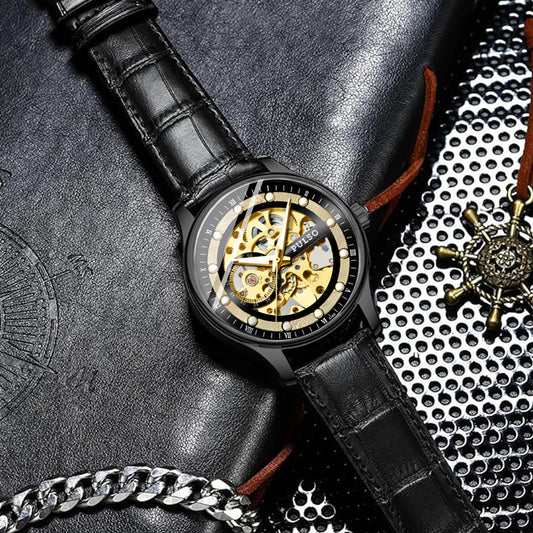 Reloj PULSO Ref. 2908 Negro/Dorado