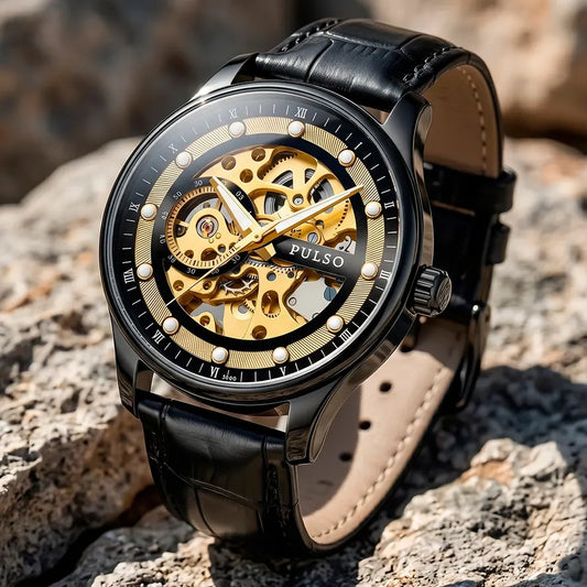 Reloj PULSO Ref. 2908 Negro/Dorado