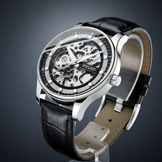 Reloj PULSO Ref. 2908 Negro/Plateado