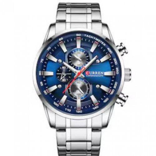 CURREN 8351 PLATA FONDO AZUL