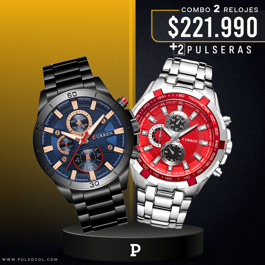 COMBO 336: 2 RELOJES X $221.990