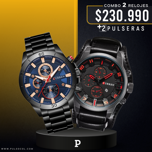 COMBO 341: 2 RELOJES X $230.990