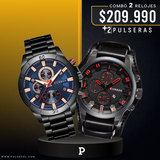 COMBO 341: 2 RELOJES X $209.990