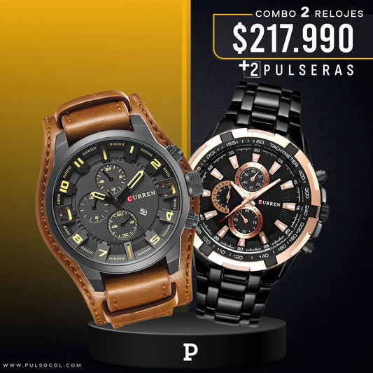 COMBO 342: 2 RELOJES X $217.990