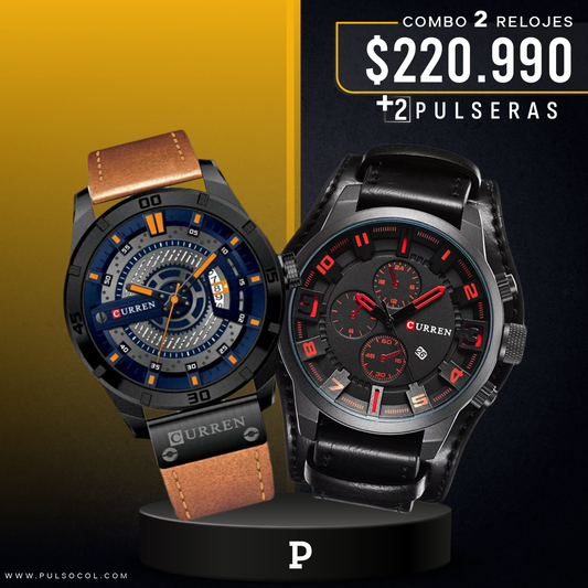 COMBO 349: 2 RELOJES X $220.990