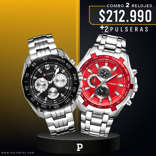 COMBO 353: 2 RELOJES X $212.990