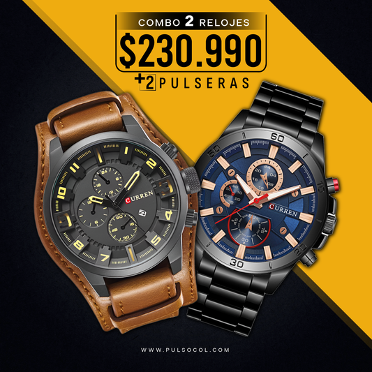 COMBO 363: 2 RELOJES X $230.990