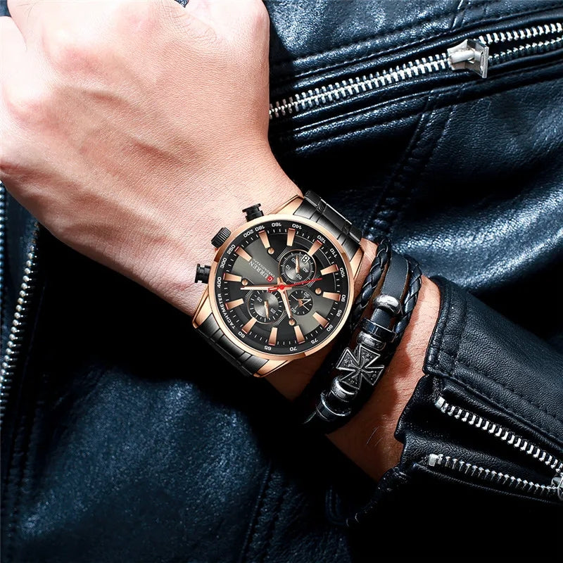 Reloj Curren 8351 Negro Cobre