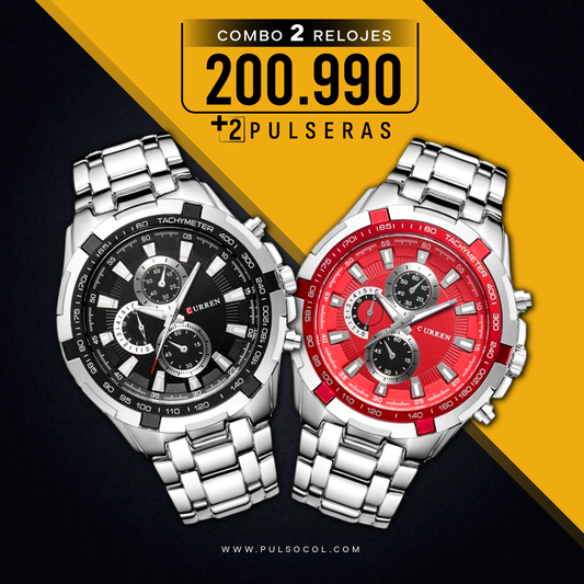 COMBO 397: 2 RELOJES X $200.990