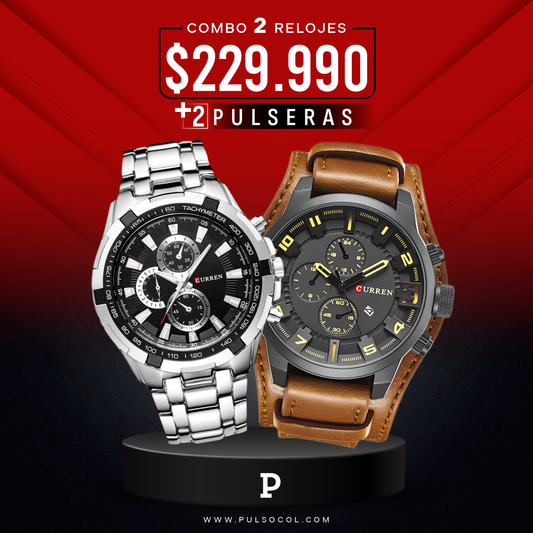 COMBO 406: 2 RELOJES X $229.990